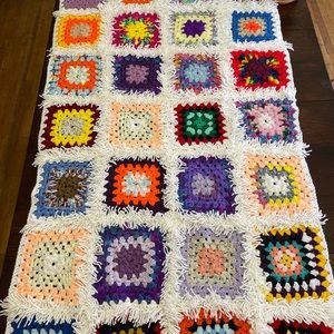 Multicolor Handmade in Maine Afghan Blanket